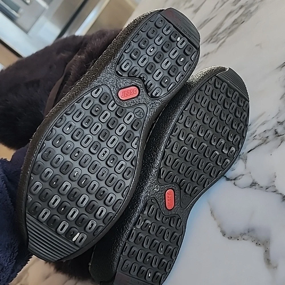 Oscar de la Renta Fur Sport Apres Ski Boots Women's Size 37 - Picture 5 of 12